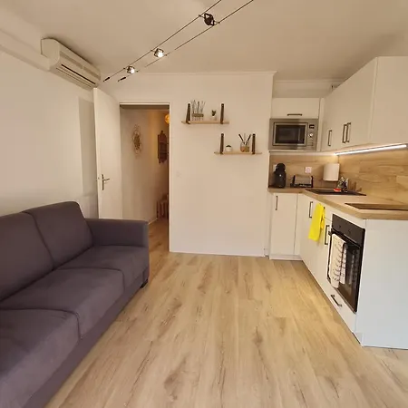 Climatise, Balcon, Parking, Centre-ville, 50m Plage, - Fr-1-780-31 Apartment *
